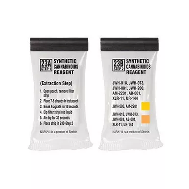 Sirchie NARK20023 NARK II Test 23 Synthetic Cannabinoid Reagent, Box of 10