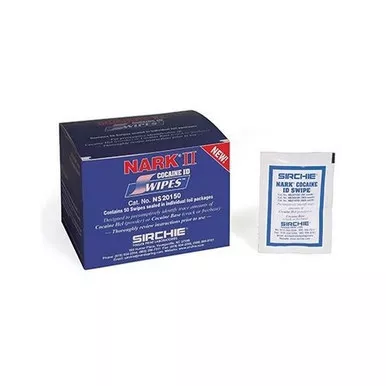 Sirchie NS20150 Cocaine ID Swipes, 5" x 6" Box of 50