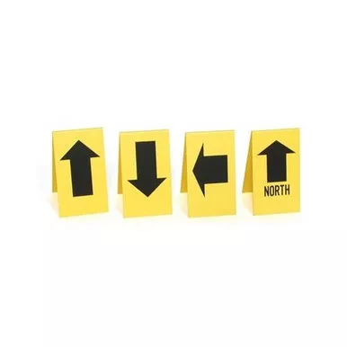 Sirchie PDN17V Crime/Accident Plastic Photo Evidence Direction Indicators