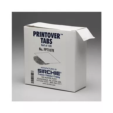 Sirchie PrintOver Tabs