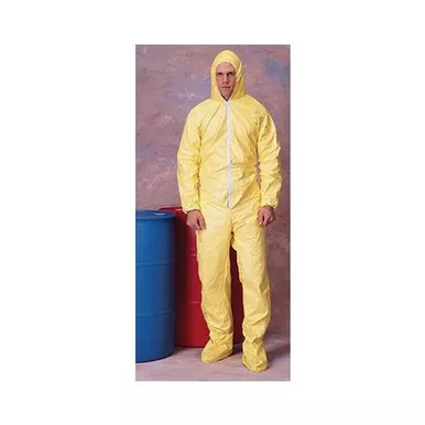 Sirchie Tychem Coverall w/ Hood Attached, Boots & Elastic Wrist