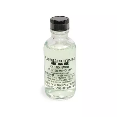 Sirchie UV734 Fluorescent Invisible Writing Ink, 2 Ounce