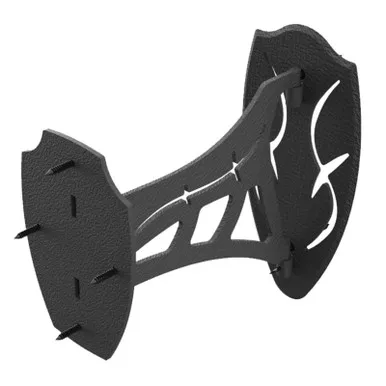 Skull Hooker Single Shoulder Mount 8" Swing