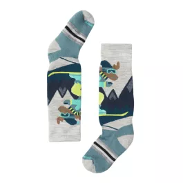 Smartwool Kids' Wintersport Mountain Moose Over the Calf Socks