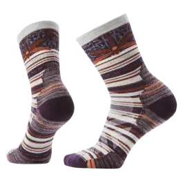Smartwool Women's Hike Dragon Stitch Mid Crew Socks - Ash - L