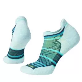 Smartwool Women's Run Stripe Low Ankle Socks - Twilight Blue - M
