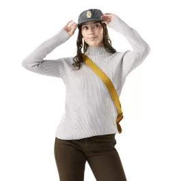 Smartwool Women's Summit Funnel Neck Sweater - White - L