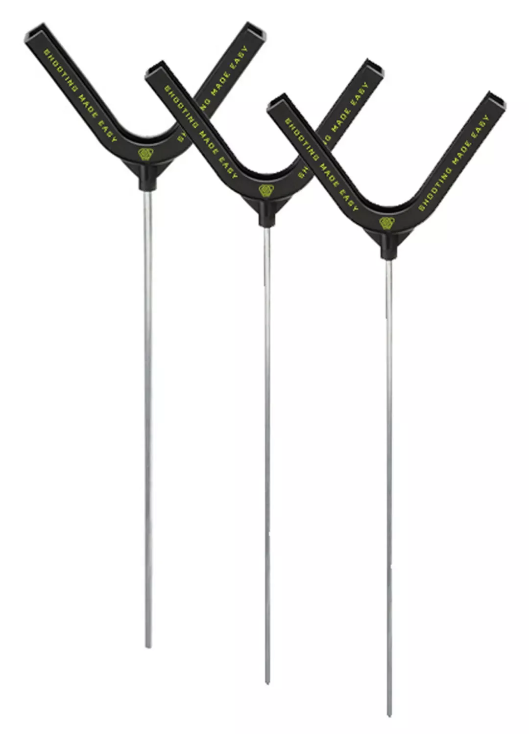 SME Clay Target Holder Black Standing Polymer 3 Per Pkg