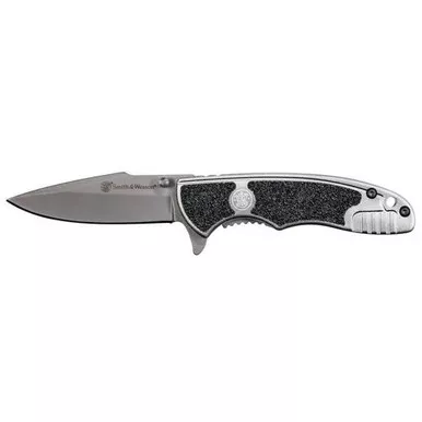 Smith & Wesson 1084306 Victory Folding Knife 2.67" Stainless Steel Drop Point Blade, Aluminum Handle
