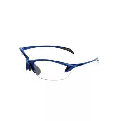 Smith & Wesson 110272 Colonel Womens Half Frame Shooting Glasses w/ Blue Frame & Clear Lens