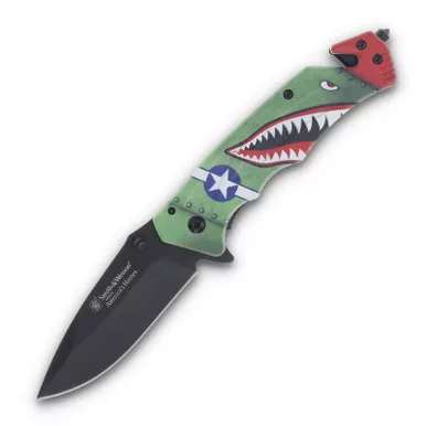 Smith & Wesson Americas Heroes Warhawk P-40 Kife Gift Tin