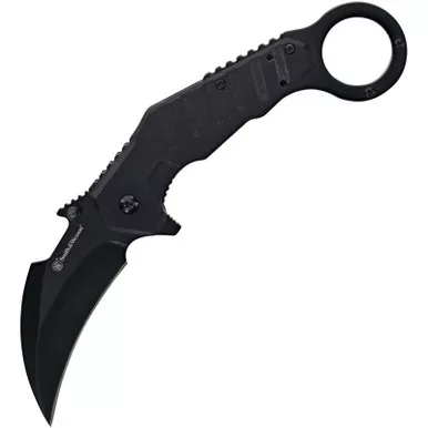 Smith & Wesson Assist Open 3" Extreme Ops Linerlock Knife Black Handles