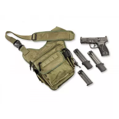 SMITH & WESSON M&P 9 M2.0 Compact 4" 9mm Luger 15 Rounds BUG OUT BAG BUNDLE