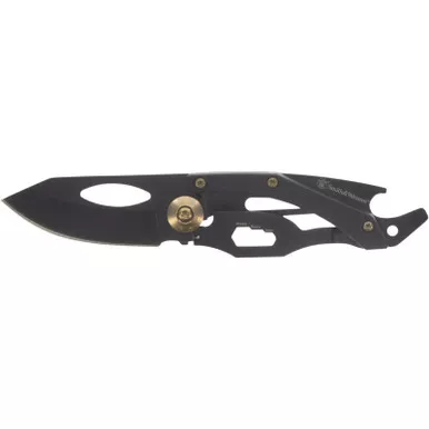 Smith & Wesson Small Folding Knife 3.5" Black/Brass