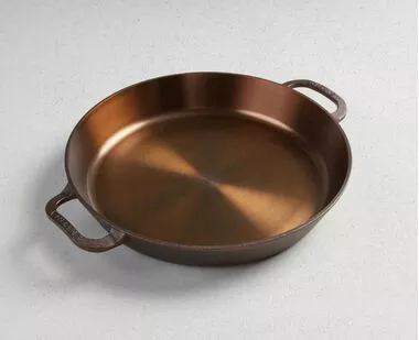 Smithey Ironware 14″ Cast Iron Dual Handle Skillet