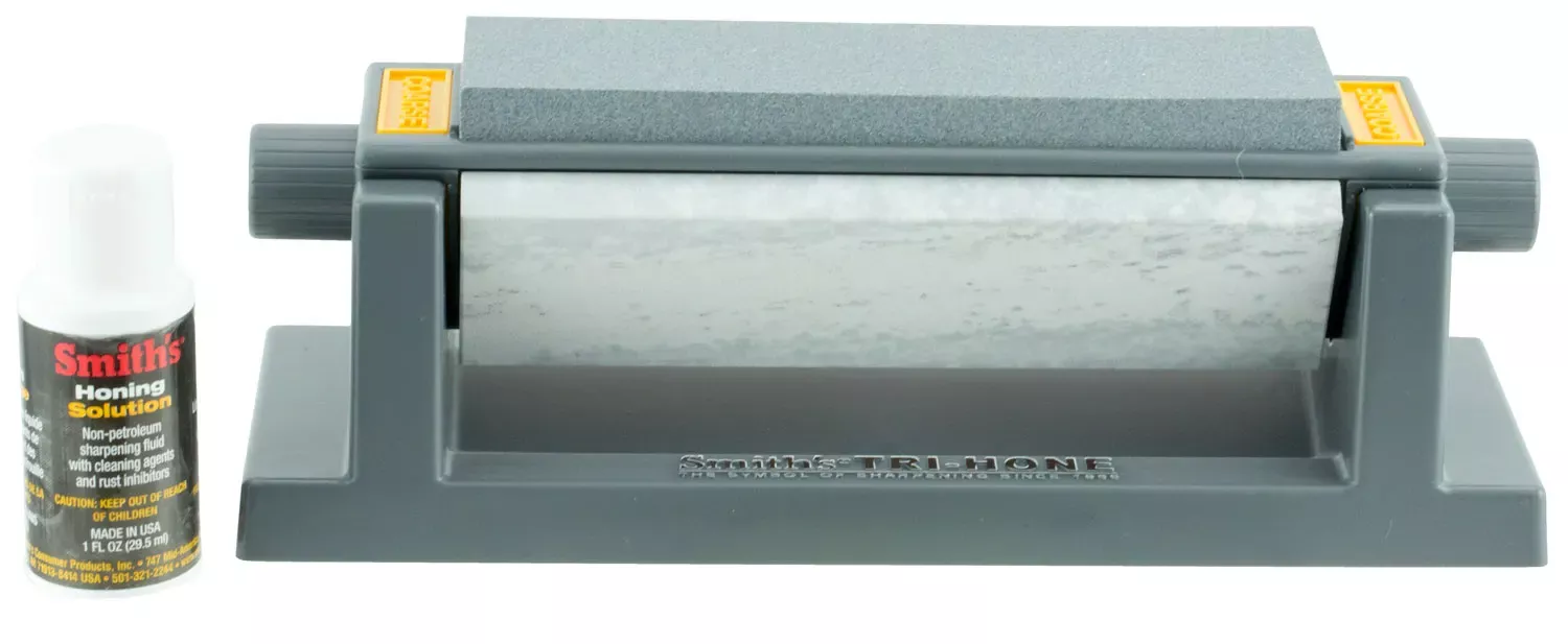 Smiths Products 3-Stone Sharpening System 6" Fine/Medium/Coarse Synthetic, Arkansas, Sharpener