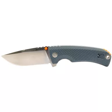 SOG Tellus FLK 3.65" Folding Clip Point Wold Gray