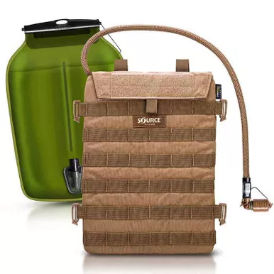 Source Tactical Razor 3L Low Profile Hydration Pouch w/ WLPS Widepac Low Profile Bladder