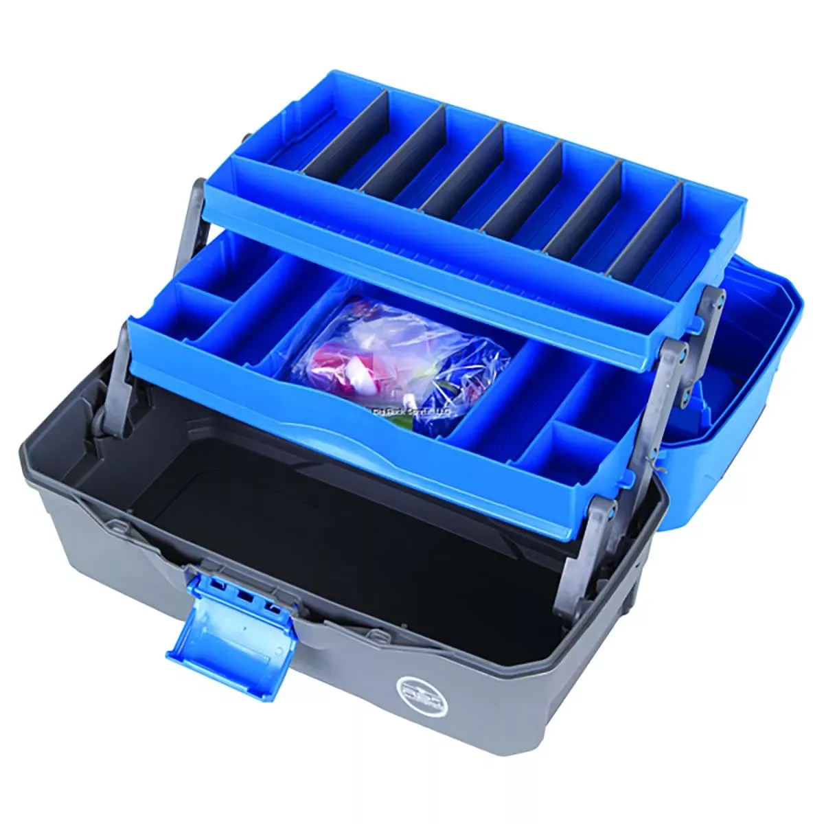 South Bend Ready2Fish 2 Tray Tackle Box Kit 136 Piece