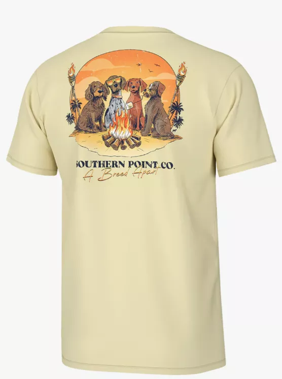 Southern Point Men’s Bird Dog Bonfire SS Tee #ST821