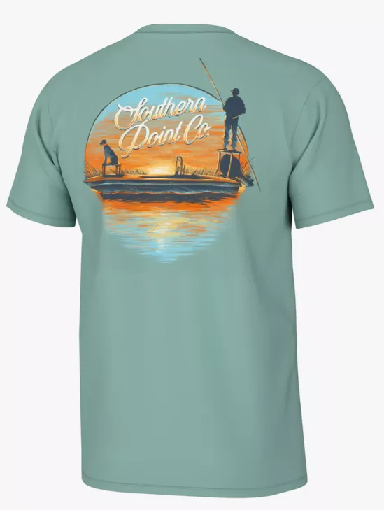 Southern Point Men’s Skiff Skipper SS Tee #ST818