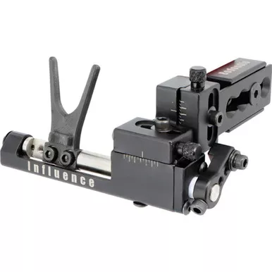 Specialty Archery INF-LH-BLK Influence Arrow Rest, Standard Bar Length, Black, Left Hand