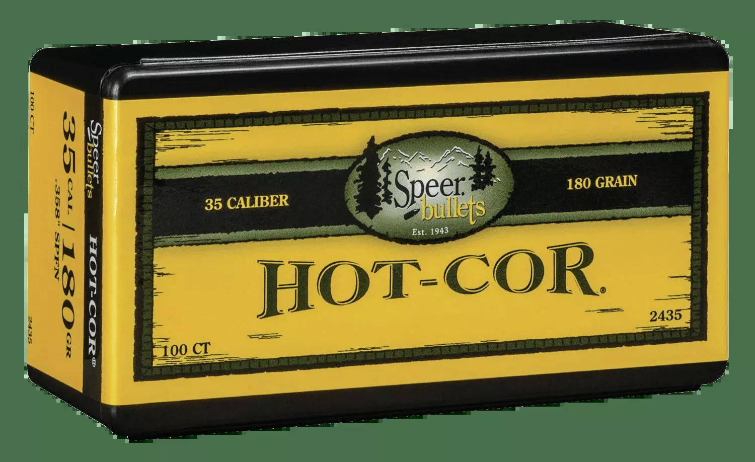 Speer Ammo Hot-cor, Speer 2435Bull .358 180 Fnsp 100