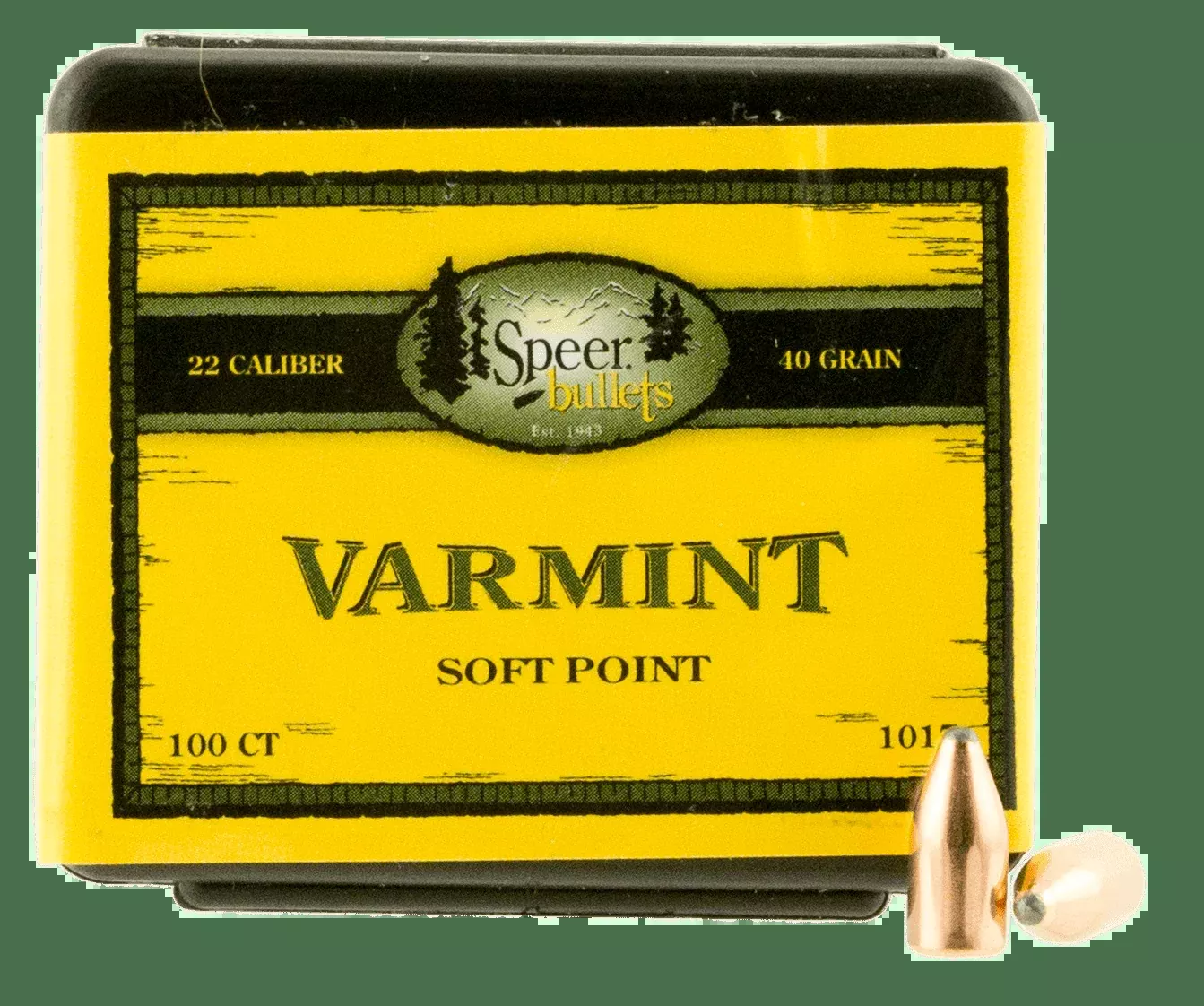 Speer Ammo Varmint, Speer 4708Bull .22452 Hp Vp 1000