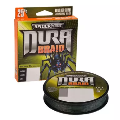 SpiderWire DuraBraid 65 Lb 300 Yd Moss Green