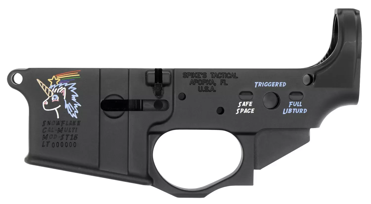 Spike's Tactical Snowflake Multi-Caliber Stripped Lower Reciever STLS030CFA