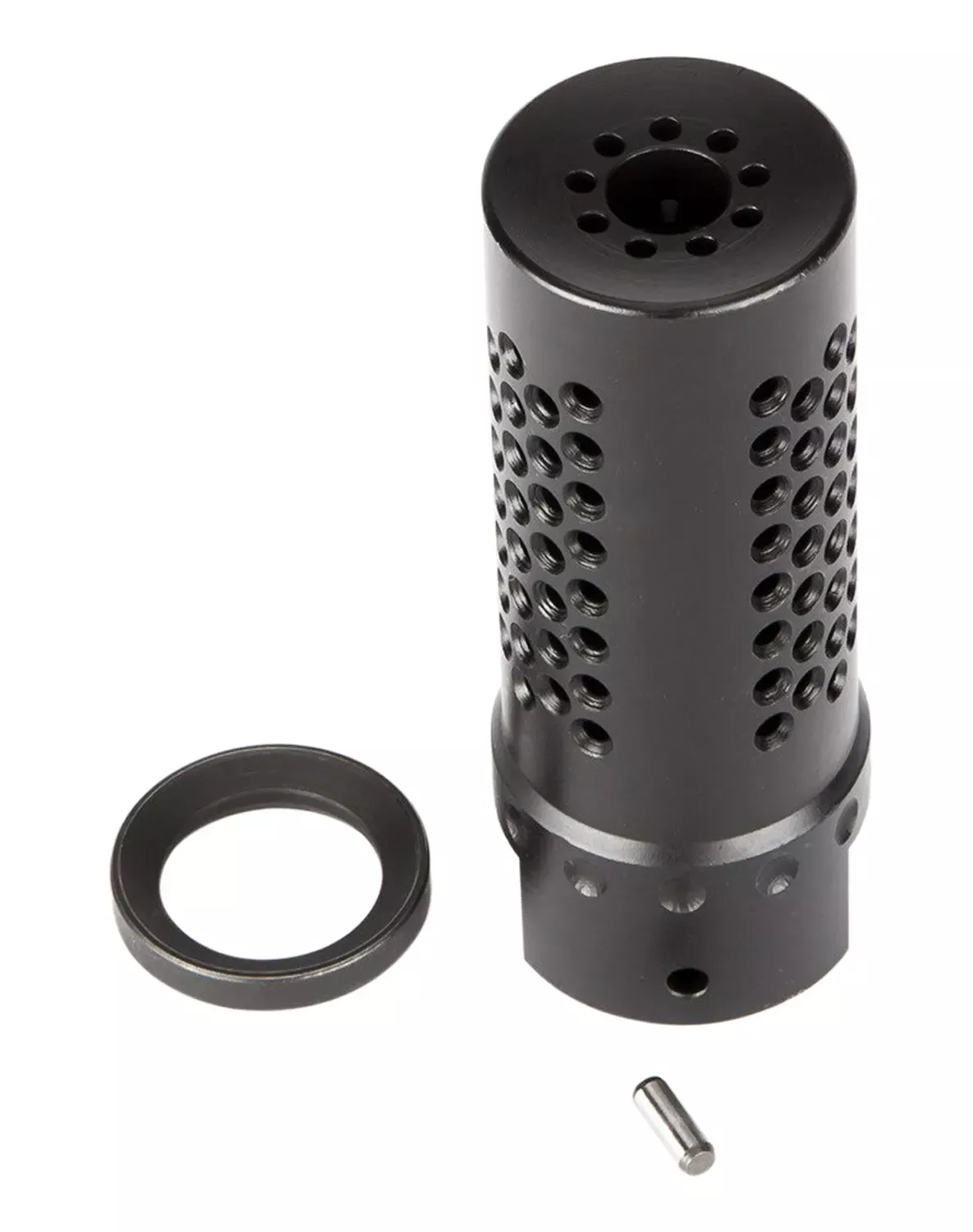 Spikes Tactical Dynacomp Extreme Muzzle Brake with 1/2″-28 tpi Threads & 2.25″ OAL for 5.56x45mm NATO