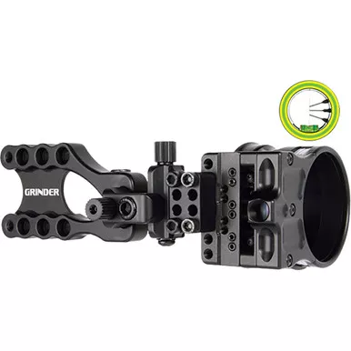 Spot Hogg GR3RH10MRT Grinder MRT Sight, 3 Pin, .010, Black, Right Hand
