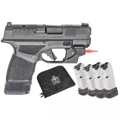 Springfield Hellcat OSP 9mm Micro-Compact Optics Ready Pistol with Five Magazines and Viridian Red Laser