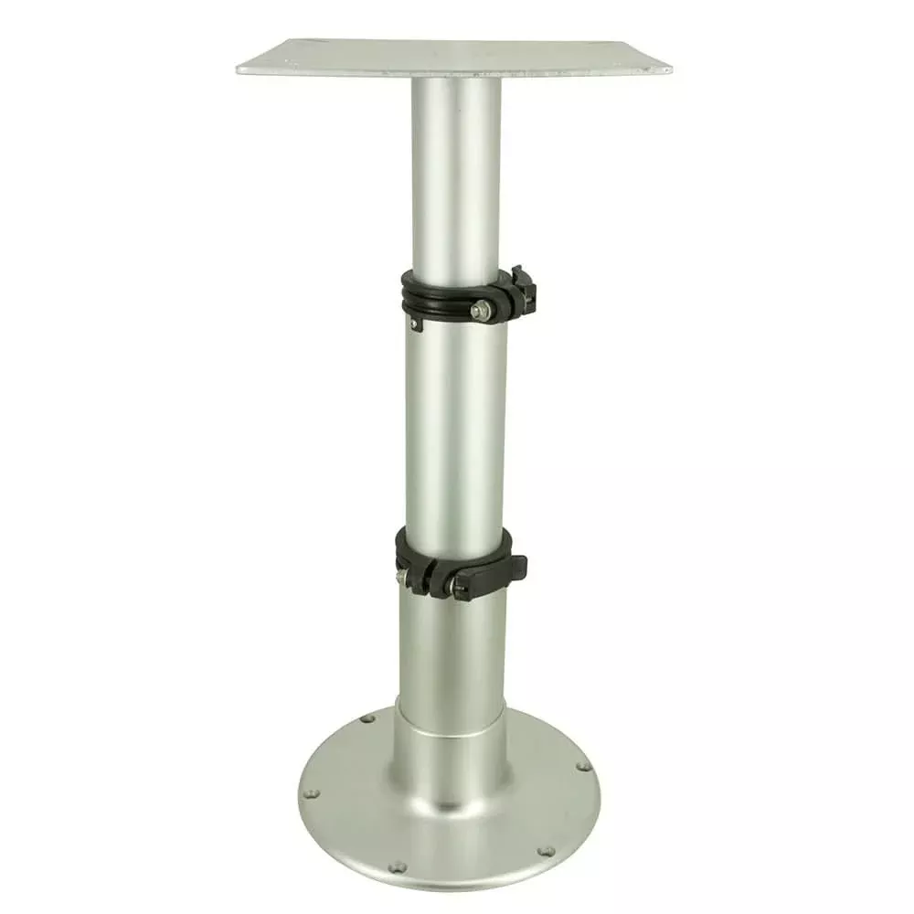 Springfield Marine 3-Stage Table Pedestal Package with Adjustable Aluminum Post and Stable Floor Base – 1660231
