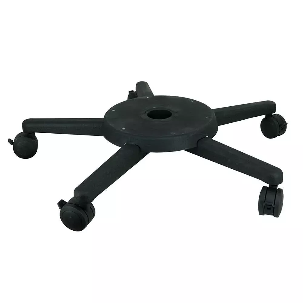 Springfield Marine 5-Legged Deck Base with Plate - Part #1580550-BLK - 1580550-BLK