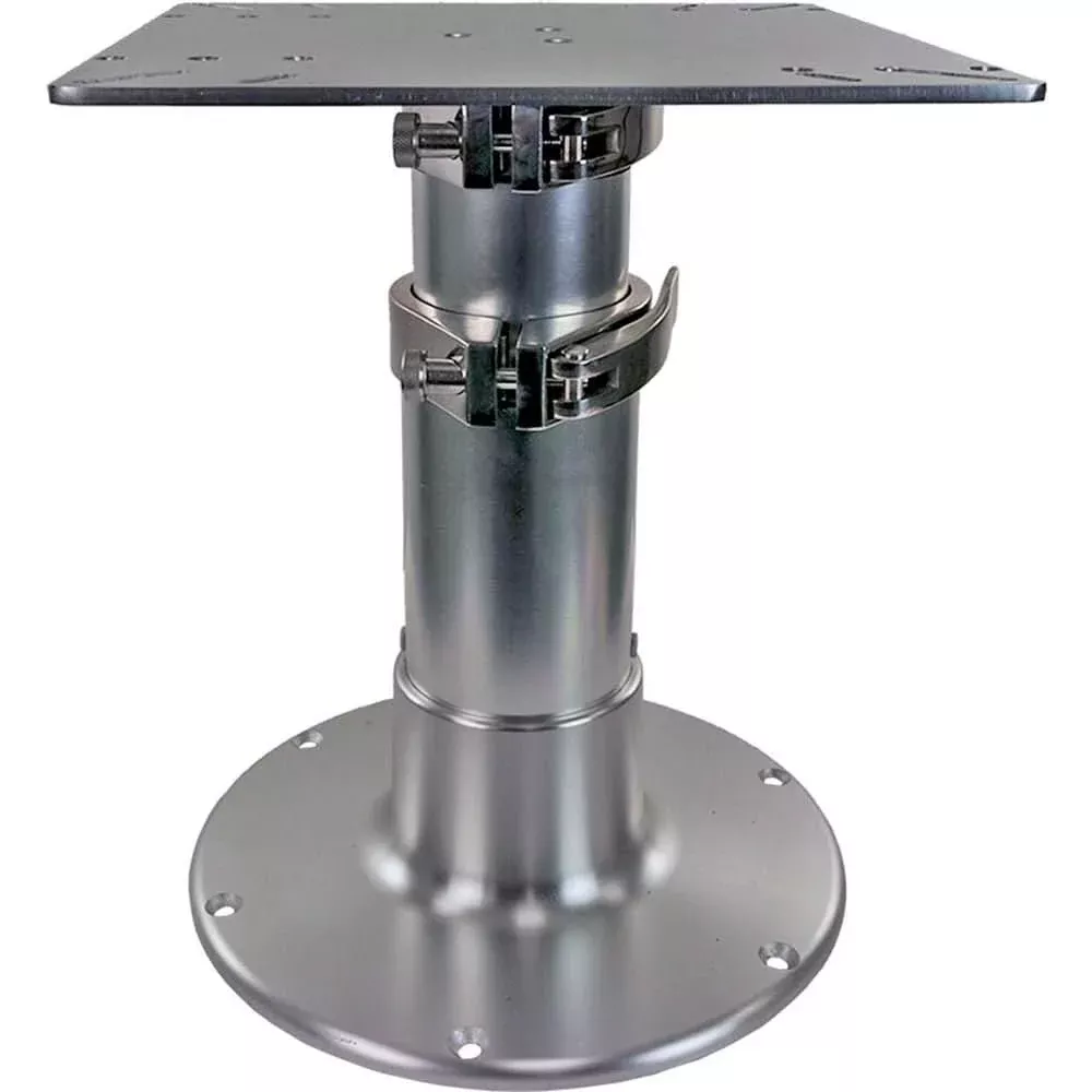 Springfield Pedestal – 3-Stage Table – 16″-30″ – Brite Dip – 1660236