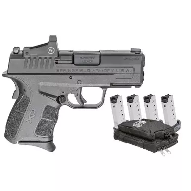 Springfield XDS Mod.2 45 ACP Gear Up Package with Crimson Trace Red Dot, Five Magazines and Range Bag
