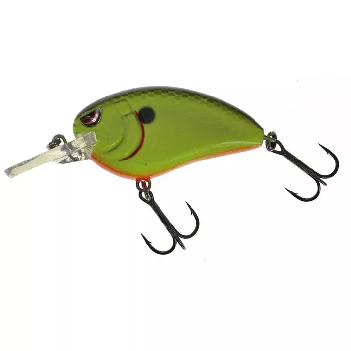 SPRO Little John MD Crankbait – Chartreuse Black Back #SLJM50CBB