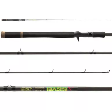 St. Croix BAC68MXF Bass X Casting Rod Black