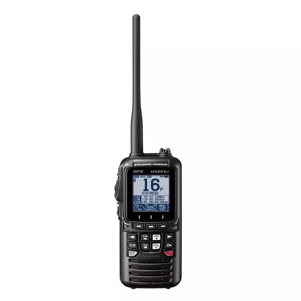 Standard Horizon HX891BT Handheld VHF with Bluetooth – Black – HX891BTBK