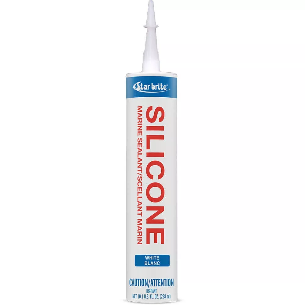 Star brite Marine Silicone Sealant - White - 10.3 oz - 82121