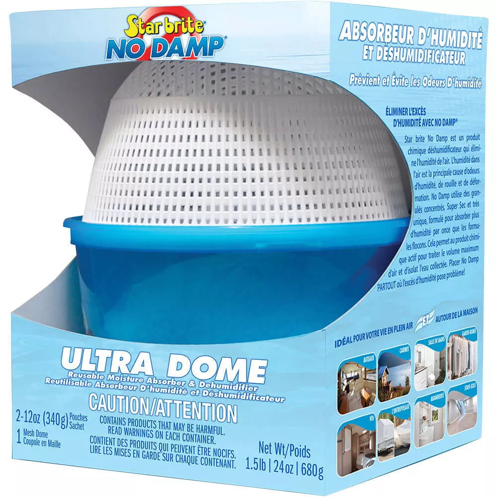 Star brite No Damp Ultra Dome Absorber & Dehumidifier – 24 oz – 85460