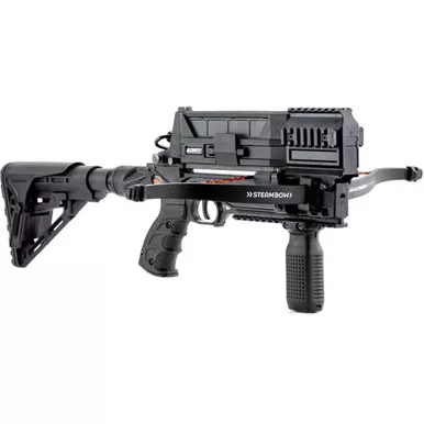 Steambow 708 M10 Tactical Crossbow, 75 lbs, Black, 10 Round