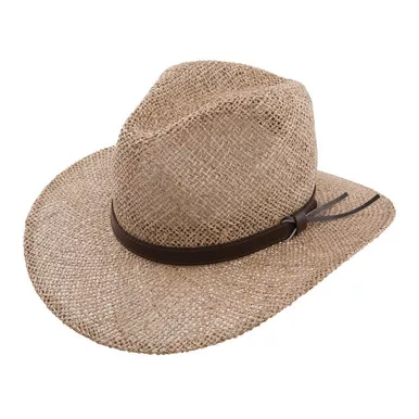 STETSON Baytown Wheat Vented Seagrass Straw Hat (TSBYTN-223005)