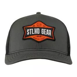 STLHD Gear Never Not Fishing Trucker Hat- Grey