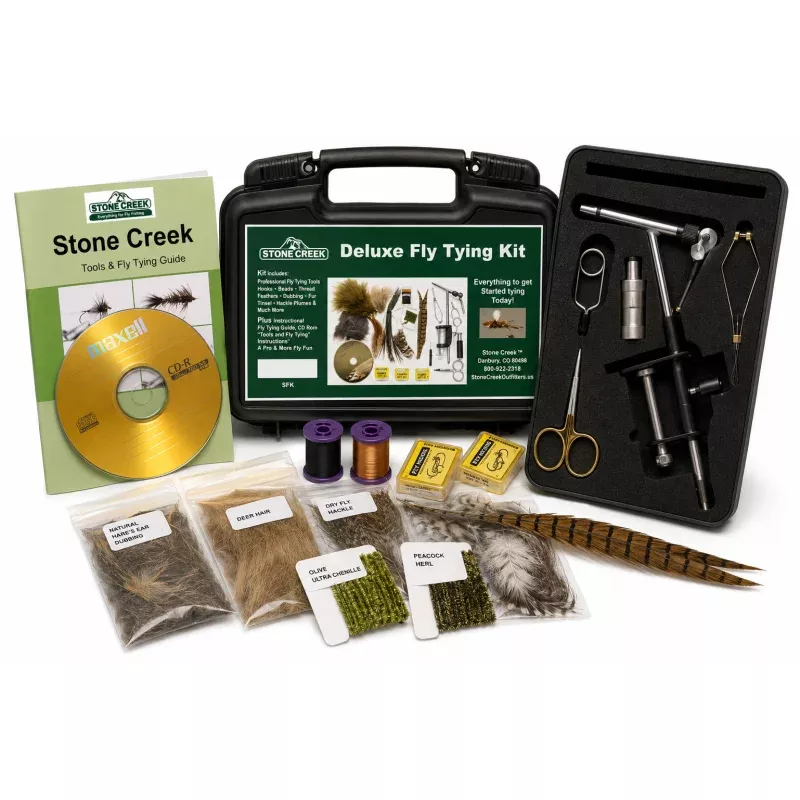 Stone Creek Deluxe Fly Tying Kit