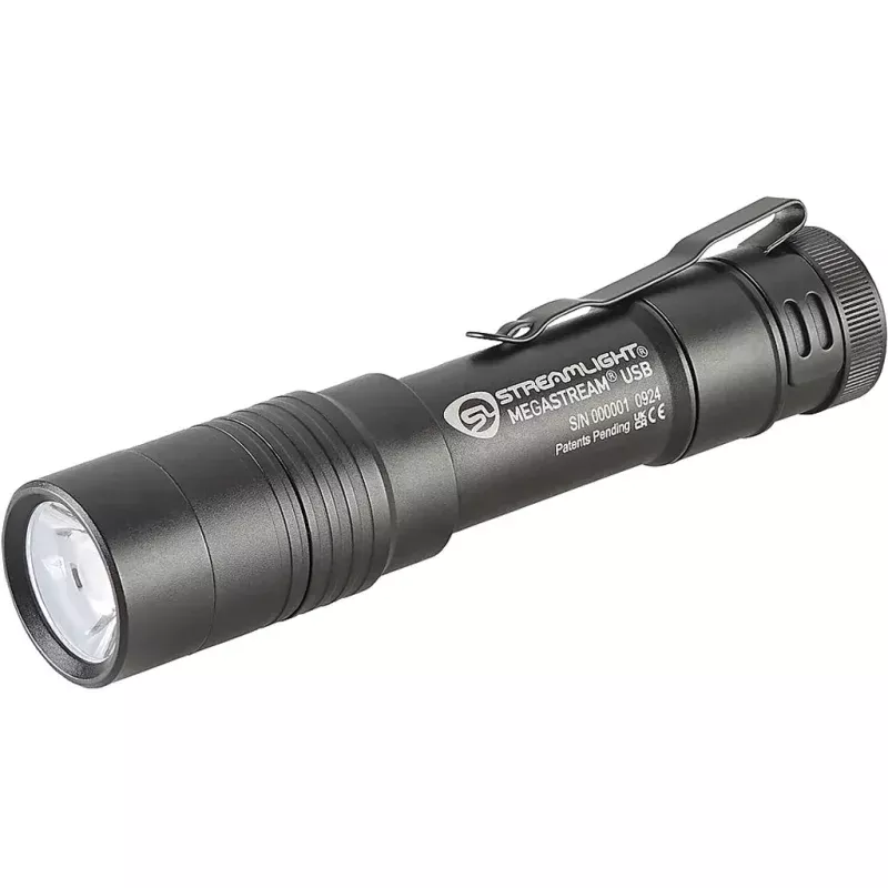 Streamlight Megastream Rechargeable USB Flashlight 1800 Lumens with Battery and Cable