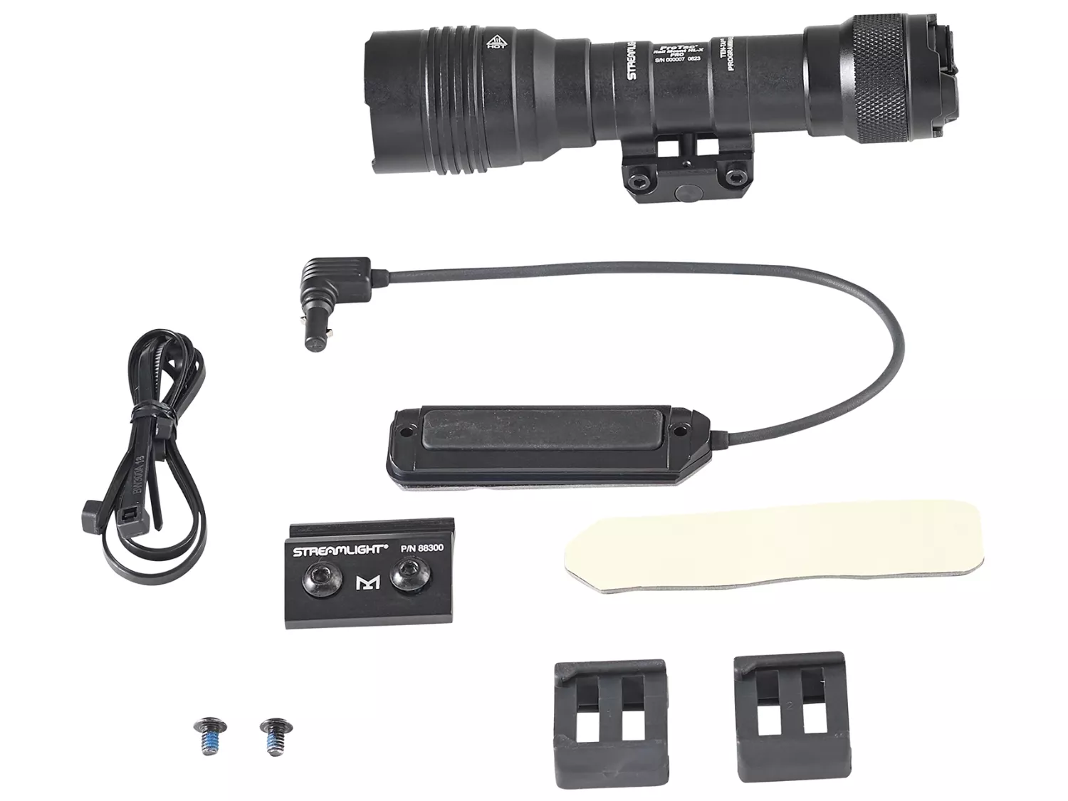 Streamlight ProTac HL-X Rail Mount Black 60-1000lm LED 447m Beam, Black Anodized