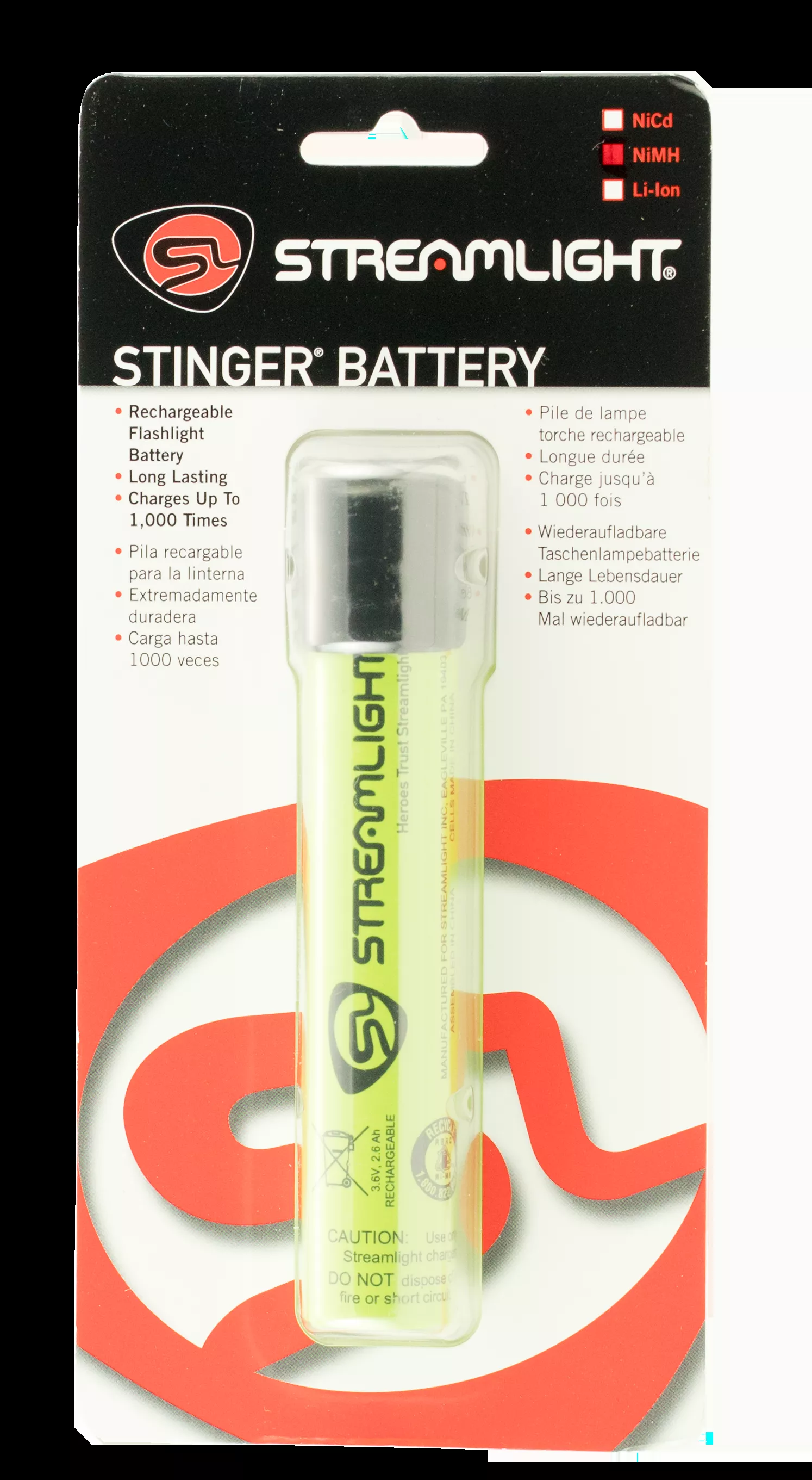 Streamlight Stinger Rechargeable Battery Stick 3.6 Volt NiMH