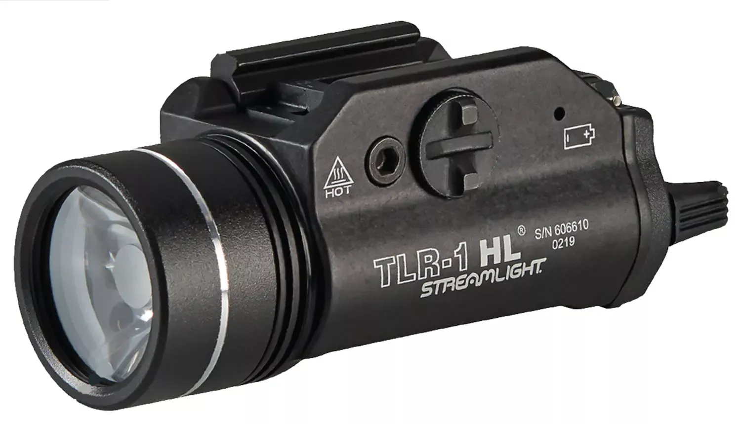 Streamlight TLR-1 HL Dual Remote Kit 1000 Lumens Output White LED Light 283 Meters Beam Picatinny Rail Mount Black Anodized Aluminum